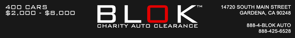 BLOK Charity Auto Clearance
